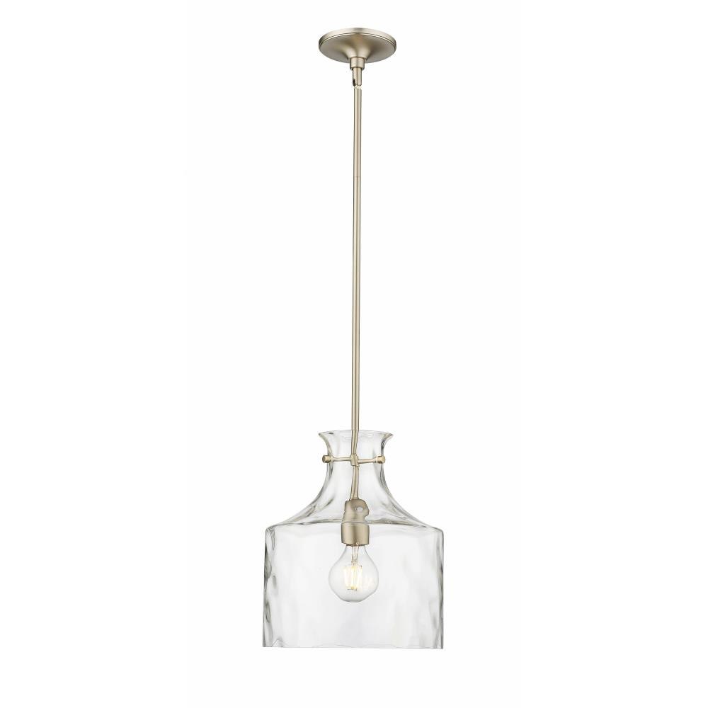 Santorini - 1 Light Pendant-13 Inch Tall and 11 Inch Wide