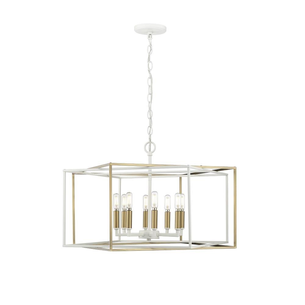 Lowe - 8 Light Pendant-16.5 Inch Tall and 28 Inch Wide