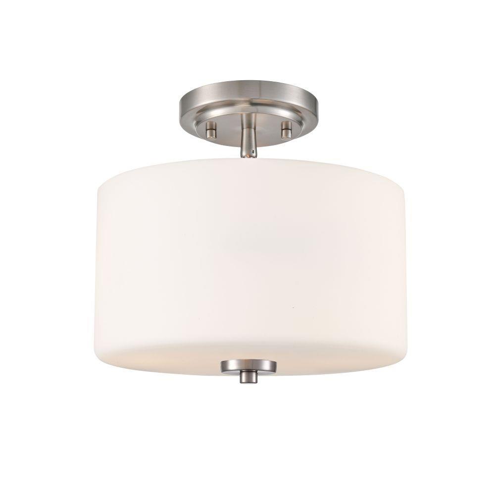 Verlana - 2 Light Semi-Flush Mount-10 Inch Tall and 11 Inch Wide