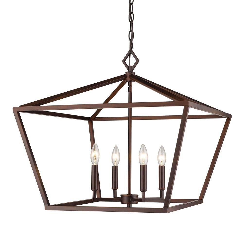 4 Light Pendant-21 Inch Tall and 23 Inch Wide