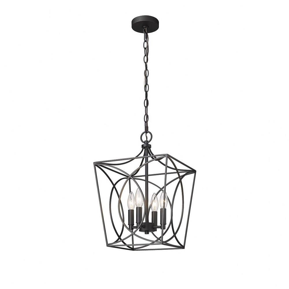 Tracy - 4 Light Pendant-16.3 Inch Tall and 12 Inch Wide