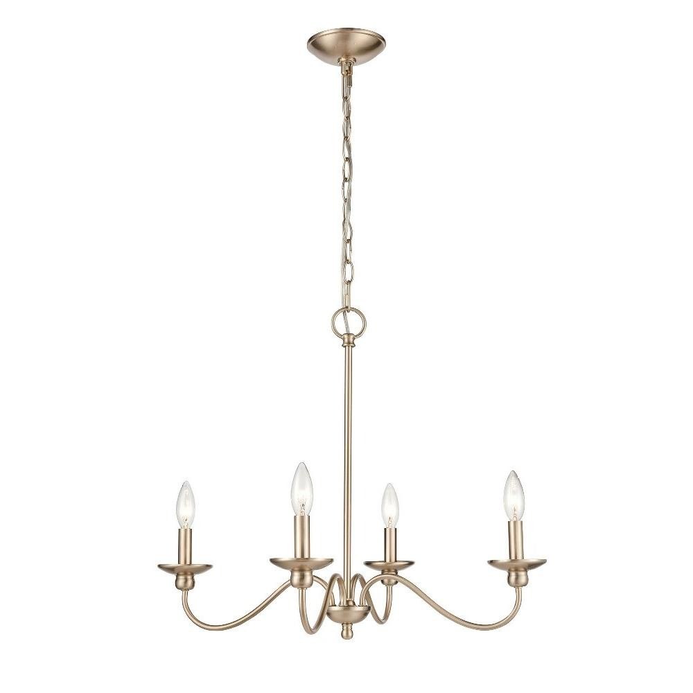 Delvona - 4 Light Chandelier-20.13 Inches Tall and 24.13 Inches Wide