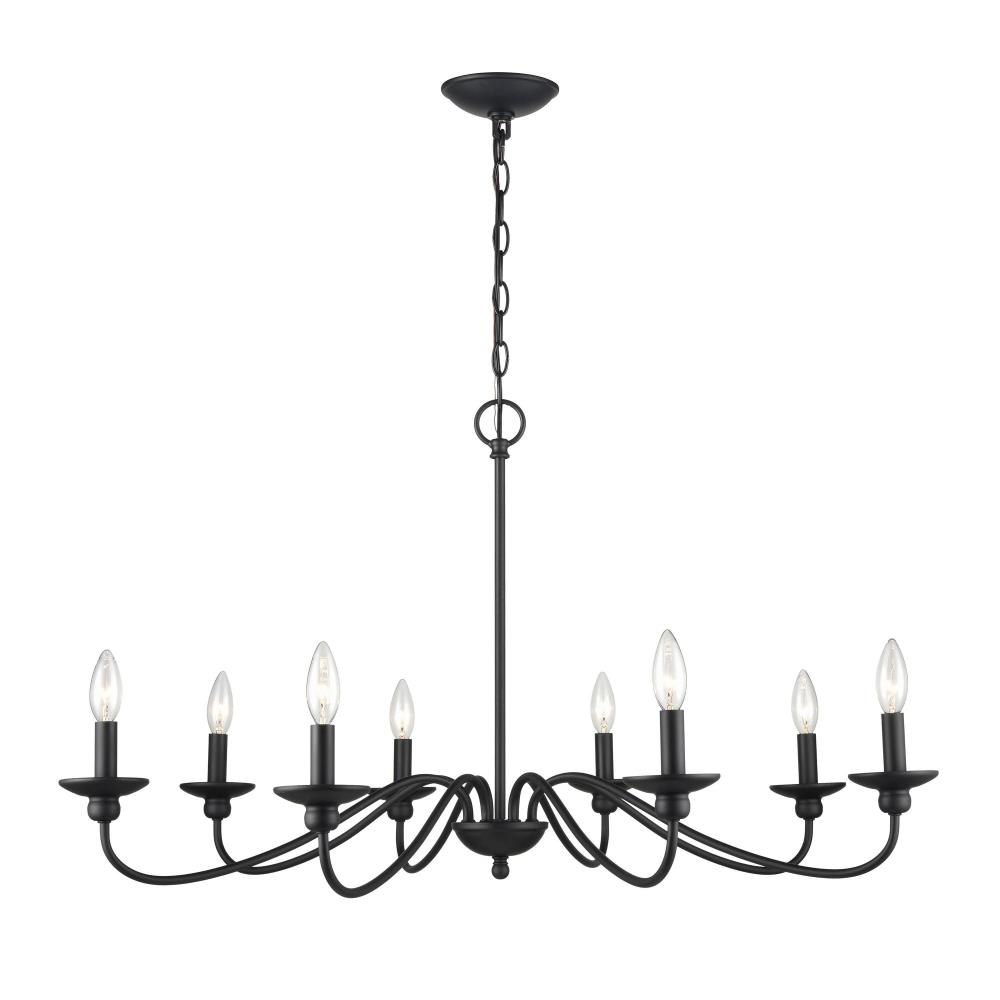 Delvona - 8 Light Chandelier-20.38 Inch Tall and 37.5 Inch Wide