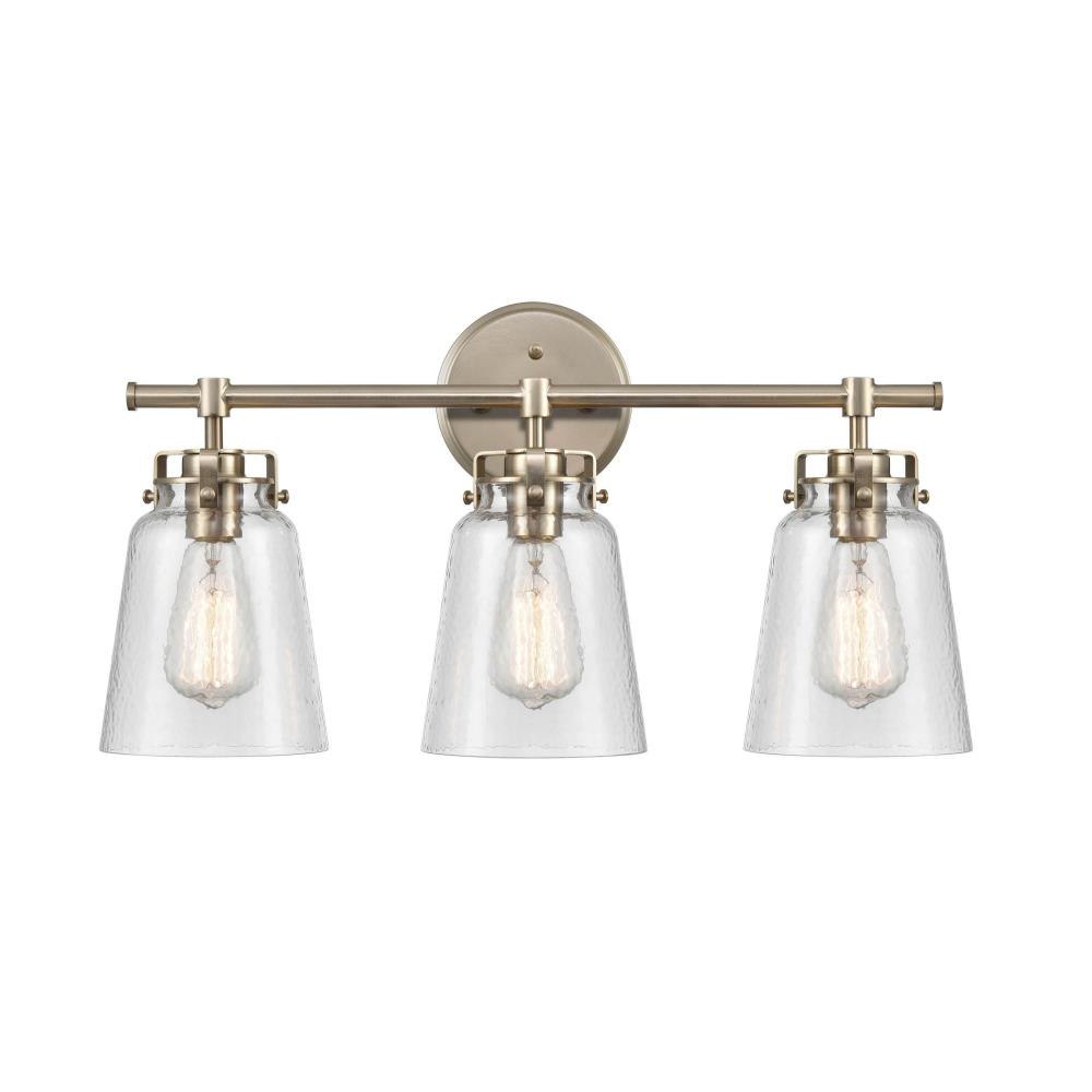 Amberose - 3 Light Bath Vanity-12 Inch Tall and 23 Inch Wide