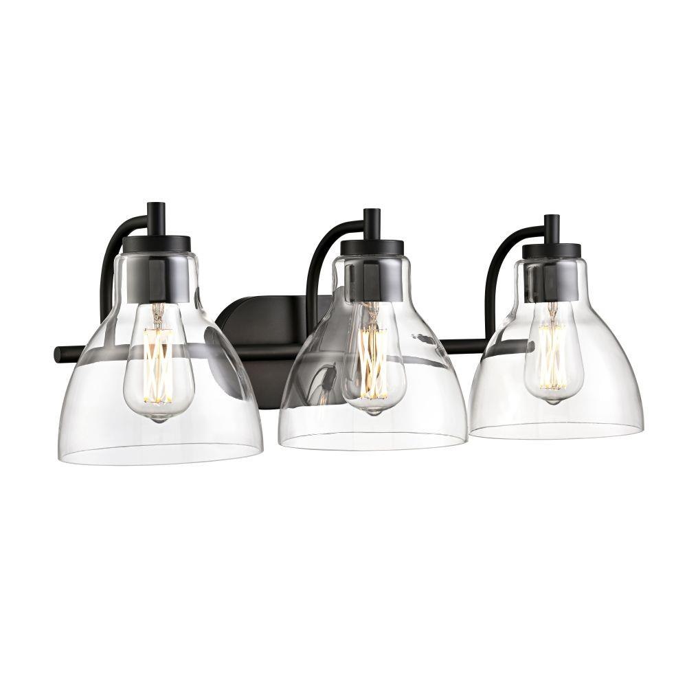 Knightsdale - 3 Light Bath Vanity-8.75 Inch Tall and 25.25 Inch Wide