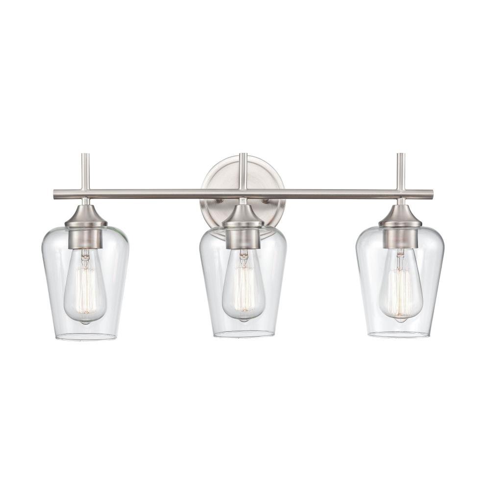 Ashford - 3 Light Bath Vanity-10.25 Inch Tall and 22 Inch Wide