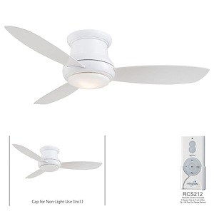 Concept Ii - Ceiling Fan with Light Kit in Traditional Style - 11.5 inches tall by 44 inches wide - 675422