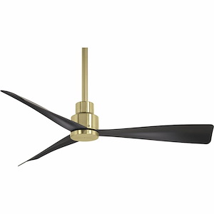 Simple - 3 Blade Outdoor Ceiling Fan-12.63 Inches Tall and 44 Inches Wide - 1288836