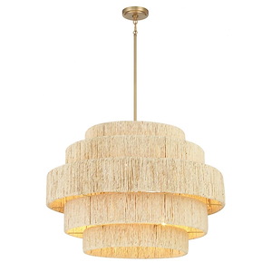 Caviana - 6 Light Pendant-22.75 Inches Tall and 31 Inches Wide - 1344336