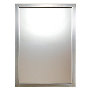 Paradox - Beveled Mirror with Marble Glass in Contemporary Style - 33 inches tall by 24 inches wide