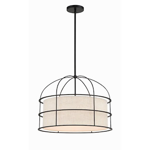 Gateway Park - 5 Light Convertible Pendant-15 Inches Tall and 20 Inches Wide - 1293064