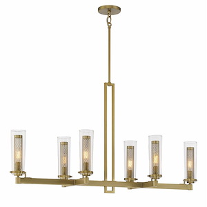 Emmerham - 6 Light Island-23.75 Inches Tall and 44 Inches Wide - 1292923