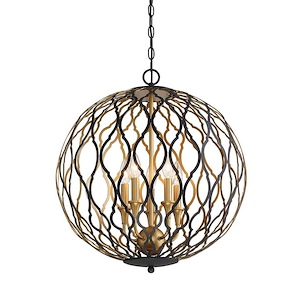 Gilded Glam - 5 Light Pendant - 23.75 inches tall by 20 inches wide - 1209729