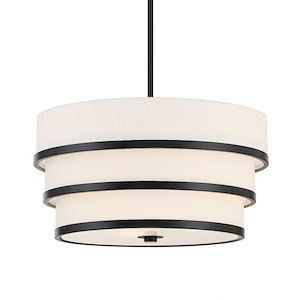 Cascade - 3 Light Pendant-22 Inches Tall and 18 Inches Wide - 1293211