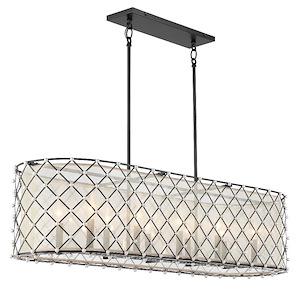 Sheer Elegance - 10 Light Island-17.5 Inches Tall and 48 Inches Wide - 1262029