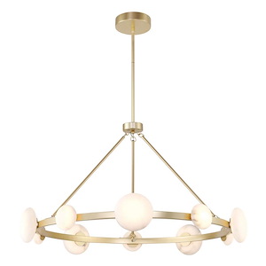 Zill - 65W 1 LED Chandelier-22.88 Inches Tall and 42 Inches Wide - 1344375