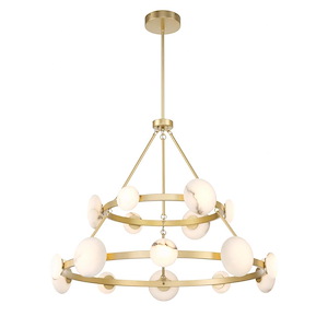 Zill - 87W 1 LED Chandelier-31.25 Inches Tall and 42 Inches Wide - 1344376
