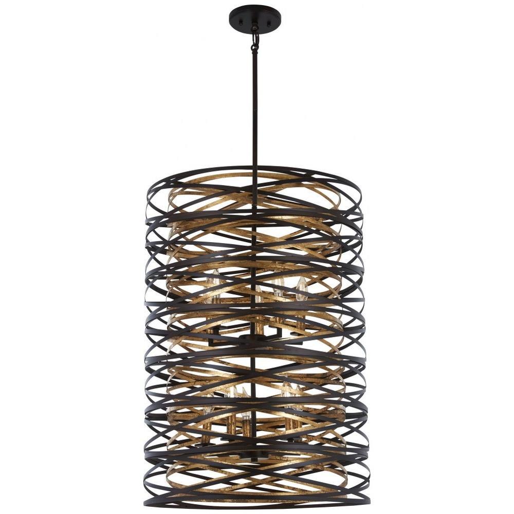 Minka Lavery - 3679-111 - Vortic Flow - 10 Light 2-Tier Pendant in  Contemporary Style - 30 inches tall by 21 inches wide