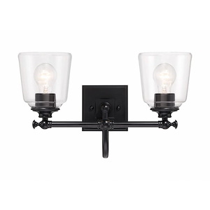 Antonia - 2 Light Bath Vanity-10.5 Inches Tall and 17.38 Inches Wide - 1344385