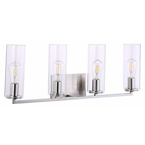 Acacia - 4 Light Bath Vanity-10.88 Inches Tall and 33.75 Inches Wide - 1293173