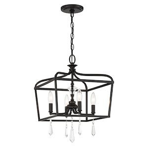 Laurel Estate - 4 Light Convertible Foyer-19.25 Inches Tall and 14.13 Inches Wide - 1258650
