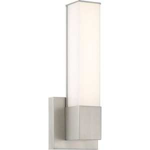 Vantage - 16W 1 LED Square Wall Sconce-14 Inches Tall and 5 Inches Wide - 1333098