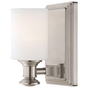 Harbour Point - 1 Light Transitional Bath Vanity in Transitional Style - 8 inches tall by 4.75 inches wide - 539407