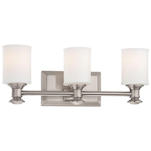 Harbour Point - 3 Light Transitional Bath Vanity in Transitional Style - 7.25 inches tall by 19 inches wide - 539405
