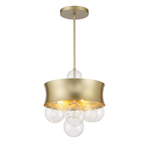Verdi Square - 3 Light Convertible Pendant-13 Inches High x 16.5 Inches Wide - 1310584