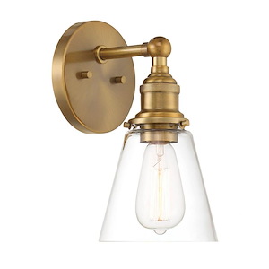 Barwell - 1 Light Wall Sconce-11.63 Inches Tall and 6 Inches Wide - 1344396