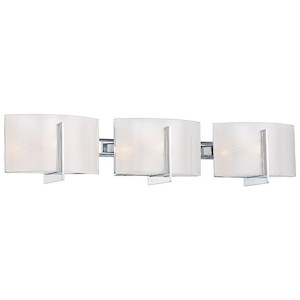 Clarte - 3 Light Bath Vanity Approved for Damp Locations in Contemporary Style - 5.5 inches tall by 26.75 inches wide - 900706