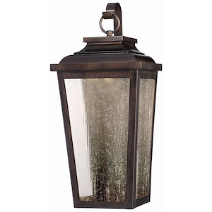 Great Outdoors - Irvington Manor - Led Outdoor Pocket Lantern In Traditional Style - 19 Inches Tall By 8.5 Inches Wide - 628679