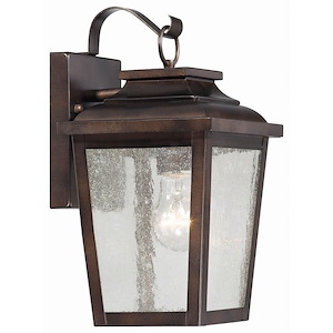 Great Outdoors - Irvington Manor - 1 Light Wall Mount In Traditional Style - 12 Inches Tall By 6.5 Inches Wide - 538586