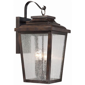 Great Outdoors - Irvington Manor - 4 Light Wall Mount In Traditional Style - 20.75 Inches Tall By 10.5 Inches Wide - 538584