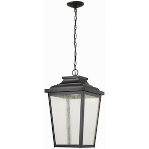 Great Outdoors - Irvington Manor Led Large Chain Hung In Transitional Style - 21.75 Inches Tall By 12.5 Inches Wide - 725431