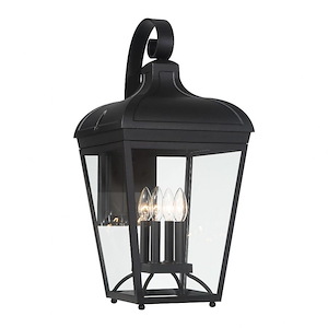 Marquee - 4 Light Outdoor Wall Mount-25 Inches Tall and 12 Inches Wide - 1344406