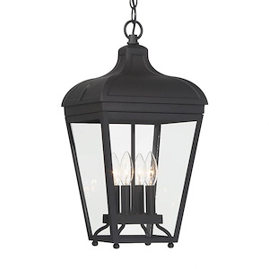 Marquee - 4 Light Outdoor Chain Hung Mount-20 Inches Tall and 10 Inches Wide - 1344407