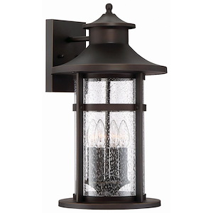 Great Outdoors - Highland Ridge - 4 Light Wall Mount In Transitional Style - 20.75 Inches Tall By 12 Inches Wide - 628667