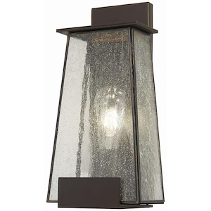 Great Outdoors - Bistro Dawn - 1 Light Wall Mount In Transitional Style - 14.25 Inches Tall By 7 Inches Wide - 699879