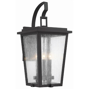 Great Outdoors - Cantebury - 4 Light Wall Mount In Transitional Style - 32 Inches Tall By 15.5 Inches Wide - 1210984