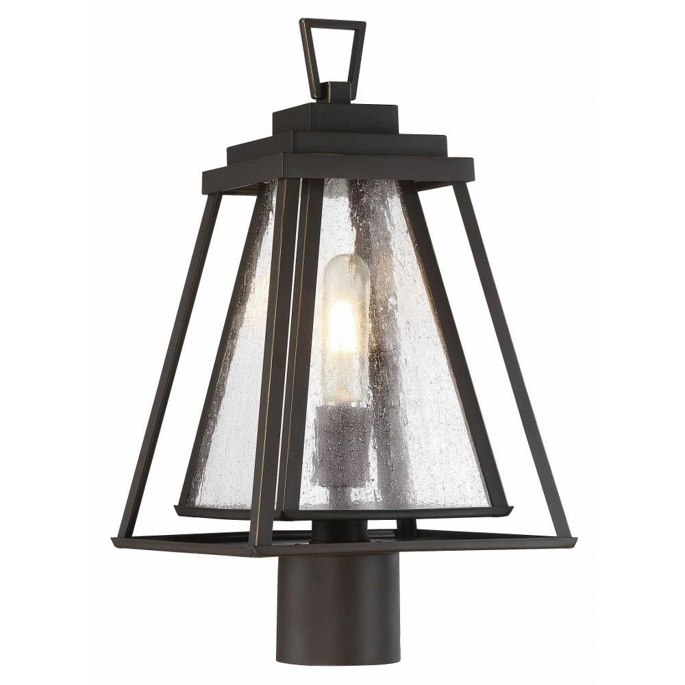 Great Outdoors - sleepy Hollow - 1 Light Post Mount - 17.13 inches tall by 9.25 inches wide