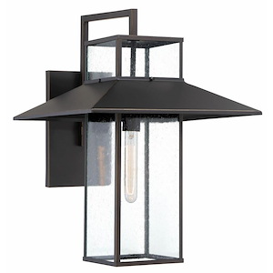 Great Outdoors - Danforth Park - 1 Light Outdoor Wall Mount - 22 inches tall by 16 inches wide - 1211075
