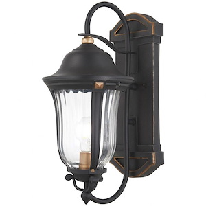 Peale Street - 1 Light Outdoor Wall Mount In 17 - 1084716