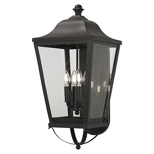 Great Outdoors - Savannah - 4 Light Outdoor Wall Mount-25.5 Inches Tall and 12 Inches Wide - 1293633