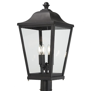 Great Outdoors - Savannah - 4 Light Outdoor Post Mount-25.63 Inches Tall and 12 Inches Wide - 1293679