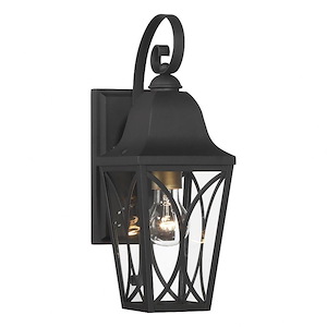 Cardigan - 1 Light Outdoor Wall Mount-15.25 Inches Tall and 5.5 Inches Wide - 1344416