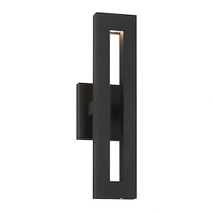 Paddock - 8W 1 LED Outdoor Wall Mount-16 Inches Tall and 5 Inches Wide - 1344427