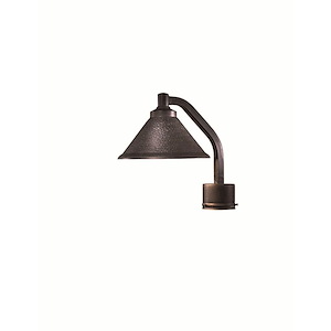 Great Outdoors - Kirkham - 1 Light Post Mount In Traditional Style - 11 Inches Tall By 8.5 Inches Wide - 318468