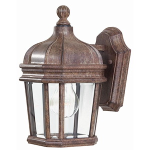 Great Outdoors - Harrison- 1 Light Outdoor Wall Mount In Traditional Style - 11.5 Inches Tall By 6.25 Inches Wide - 257008