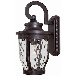 Great Outdoors - Merrimack - 1 Light Outdoor Wall Mount In Traditional Style - 16.25 Inches Tall By 8 Inches Wide - 1210906
